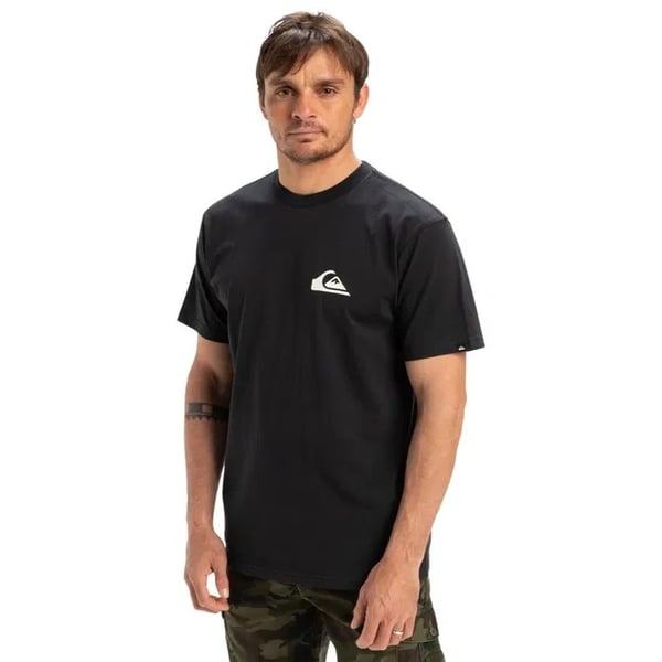 Quiksilver FINELINE SS Siyah Erkek T-Shirt