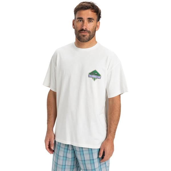 Quiksilver GH QS CRYSTAL JET SS Beyaz Erkek T-Shirt
