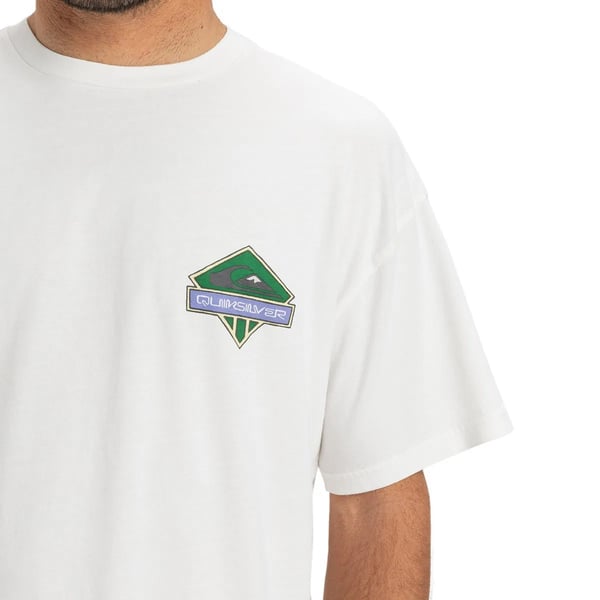 Quiksilver GH QS CRYSTAL JET SS Beyaz Erkek T-Shirt