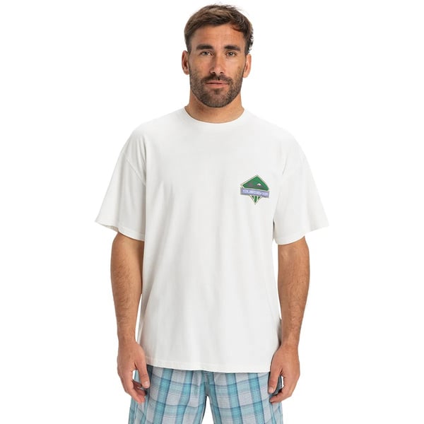 Quiksilver GH QS CRYSTAL JET SS Beyaz Erkek T-Shirt