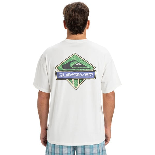Quiksilver GH QS CRYSTAL JET SS Beyaz Erkek T-Shirt