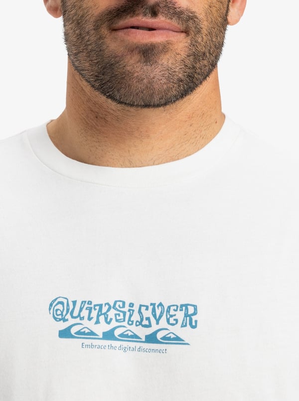 Quiksilver HW TREE CONNECTION SS Beyaz Erkek T-Shirt
