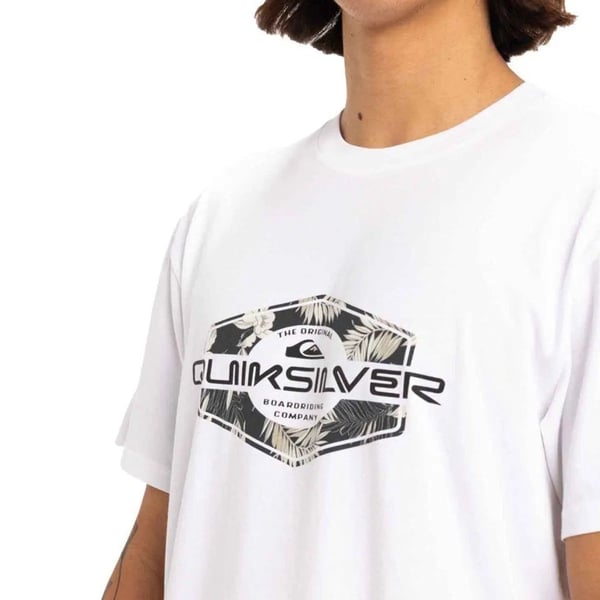 Quiksilver LOCKED UP SS Beyaz Erkek T-Shirt