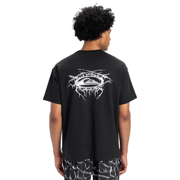 Quiksilver MERCURY CHROME LIGHTNING TEE Siyah Erkek T-Shirt