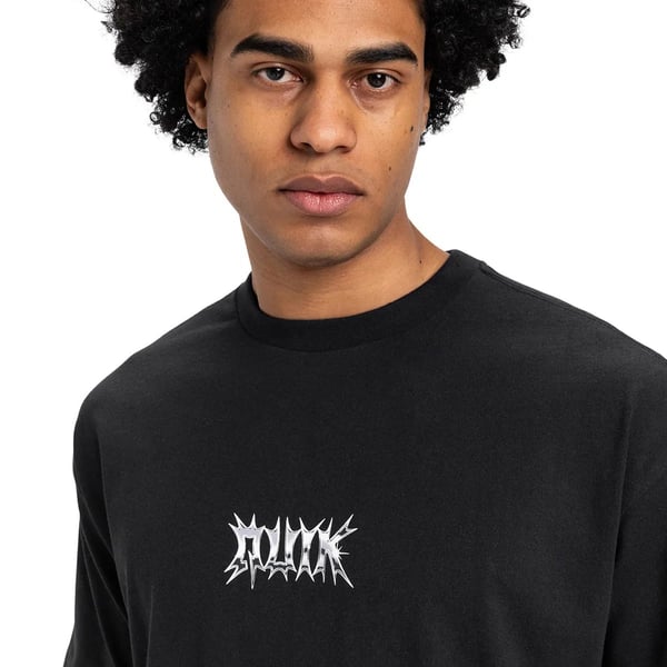 Quiksilver MERCURY CHROME LIGHTNING TEE Siyah Erkek T-Shirt