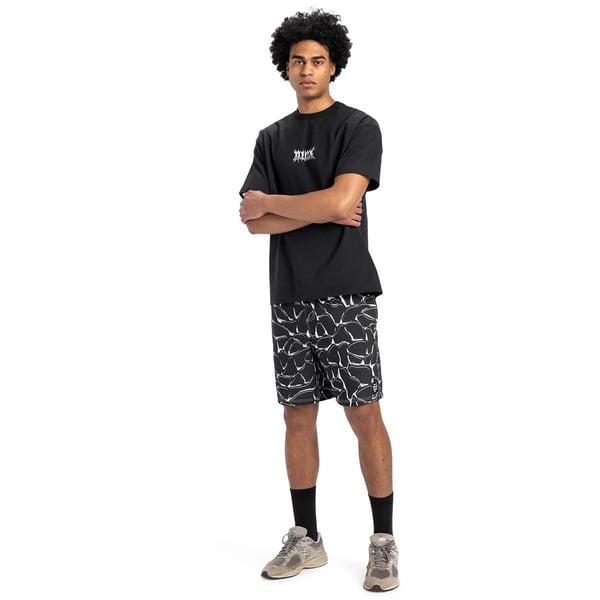 Quiksilver MERCURY CHROME LIGHTNING TEE Siyah Erkek T-Shirt