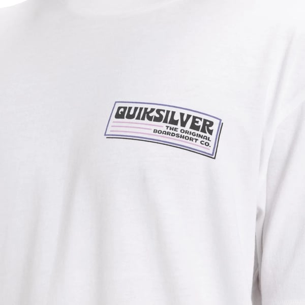 Quiksilver PALM SQUARE SS Beyaz Erkek T-Shirt