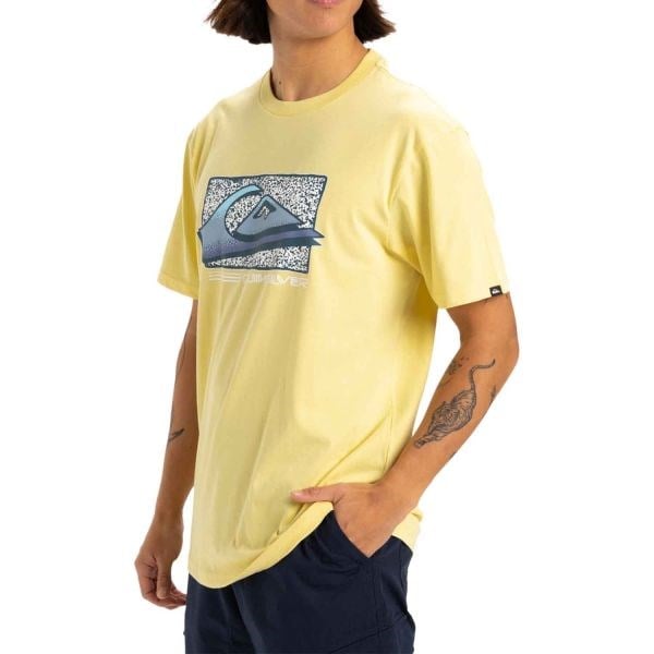 Quiksilver RETRO FADE SS Sarı Erkek T-Shirt