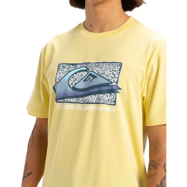 Quiksilver RETRO FADE SS Sarı Erkek T-Shirt