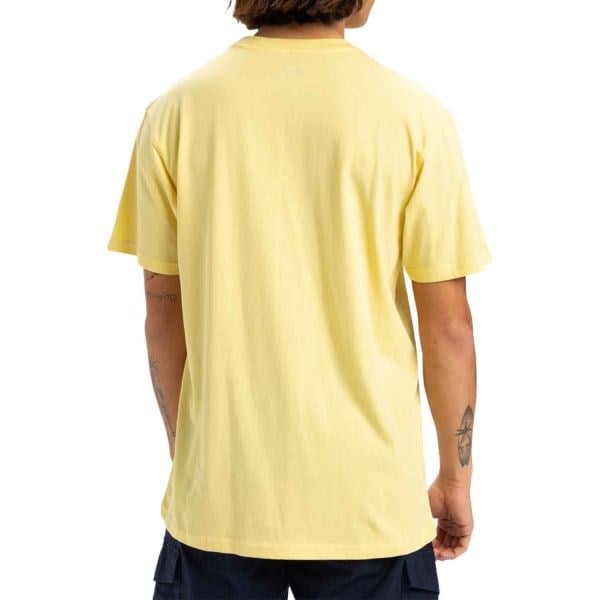 Quiksilver RETRO FADE SS Sarı Erkek T-Shirt