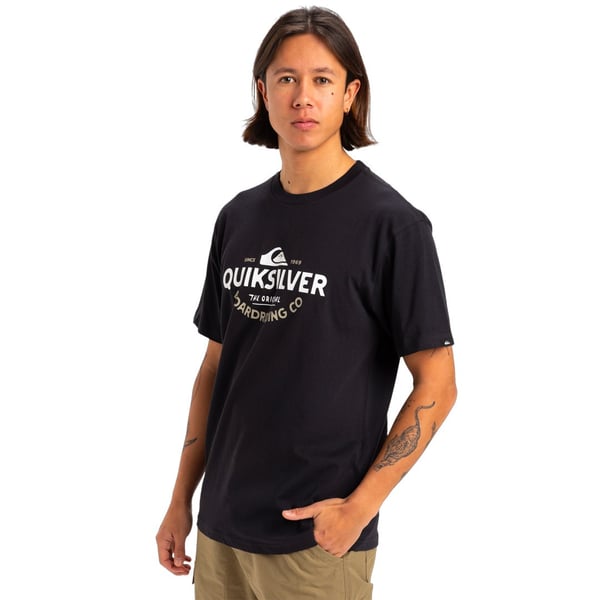 Quiksilver TYPED OUT SS Siyah Erkek T-Shirt