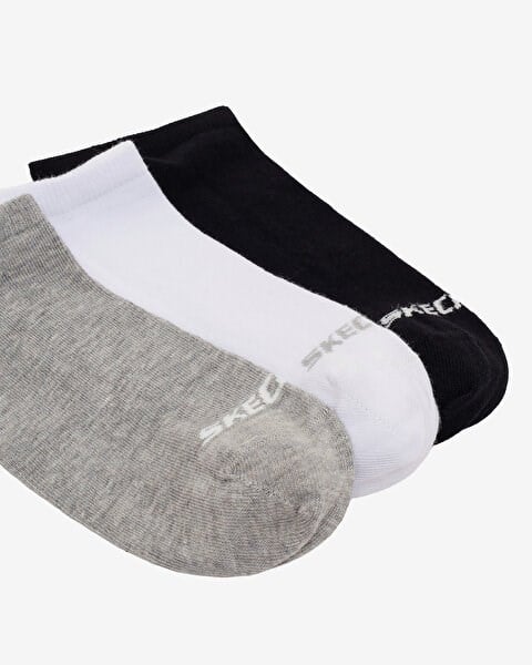 Skechers 3'lü Paket Essential Bilekli Çorap Siyah Unisex Çorap