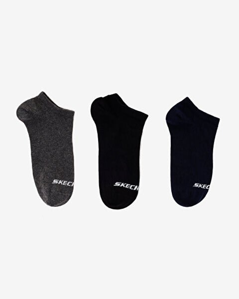 Skechers 3'lü Paket Essential Bilekli Çorap Siyah Unisex Çorap