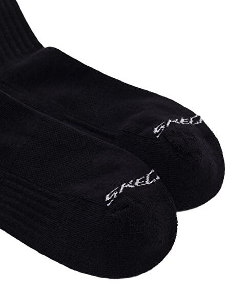 Skechers 3'lü Paket Sport Yarı Destekli Bilek Üstü Çorap Siyah Unisex Çorap