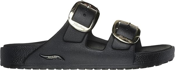 Skechers ARCH FIT CALI BREEZE 2.0 - GOLD STAR Siyah Kadın Sandalet