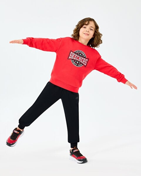 Skechers B Essentials Sweatpant Siyah Erkek Çocuk Eşofman Alt