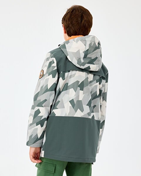 Skechers B Outerwear Padded Jacket Gri Erkek Çocuk Mont
