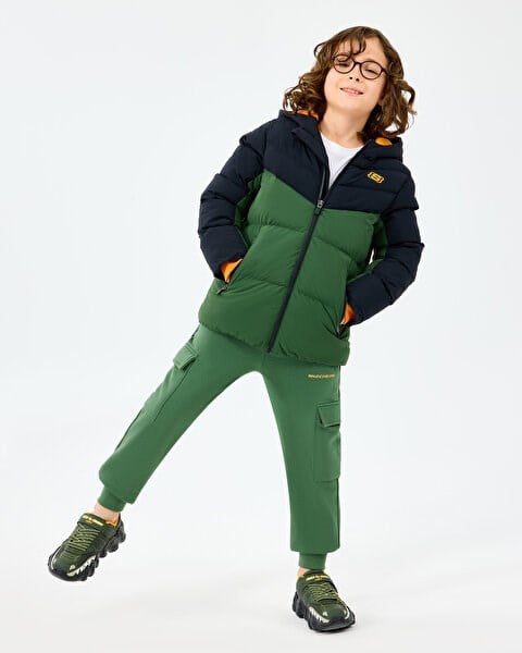 Skechers B Puffer Jacket Siyah Erkek Çocuk Ceket