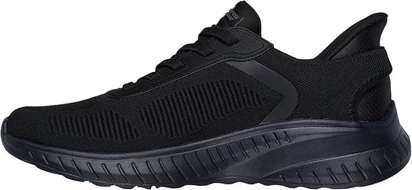 Skechers BOBS SQUAD CHAOS SOLID STEP Siyah Erkek Günlük Spor Ayakkabı