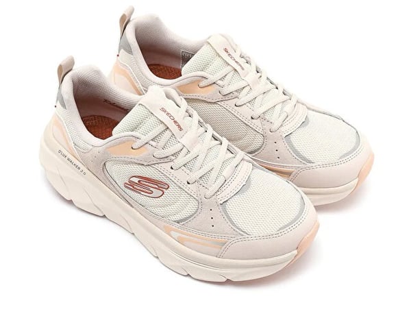 Skechers D'LUX WALKER 2.0 Bej Kadın Günlük Spor Ayakkabı