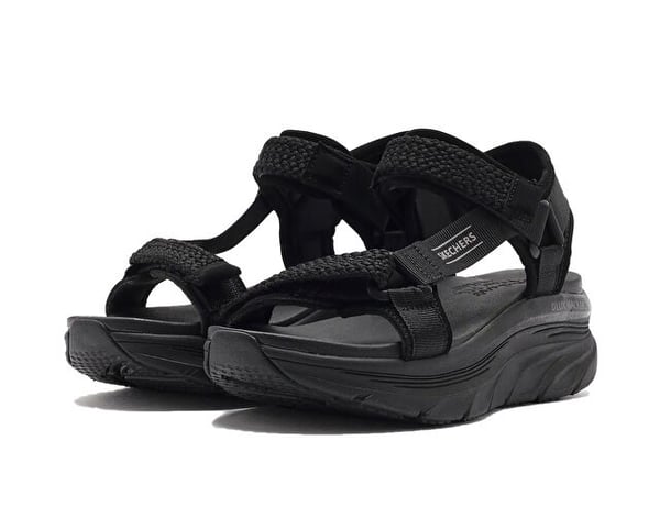 Skechers D'LUX WALKER - PRETTY FIELD Siyah Kadın Sandalet