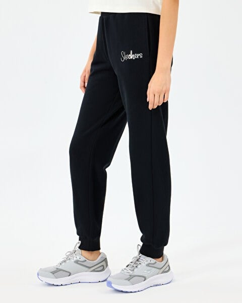 Skechers G Lw Fleece Sweatpant Siyah Kız Çocuk Eşofman Alt