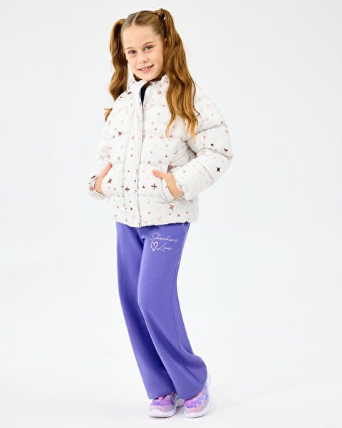 Skechers G Puffer Jacket Beyaz Kız Çocuk Ceket
