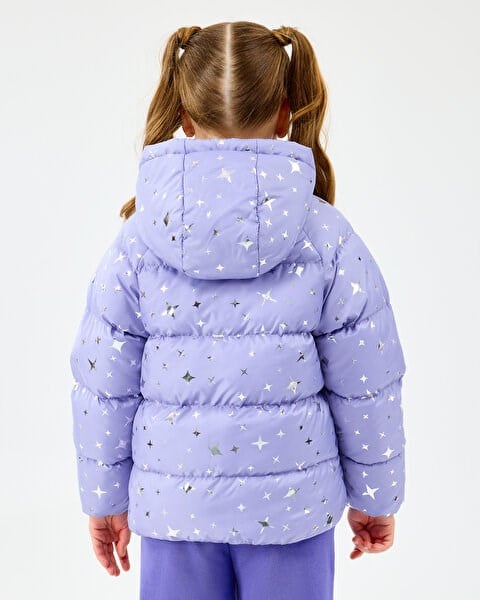 Skechers G Puffer Jacket Lila Kız Çocuk Ceket