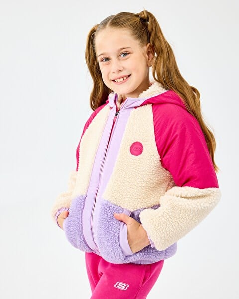 Skechers G sherpa Sherpa Pembe Kız Çocuk Ceket