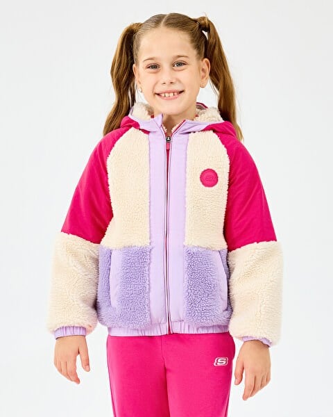 Skechers G sherpa Sherpa Pembe Kız Çocuk Ceket
