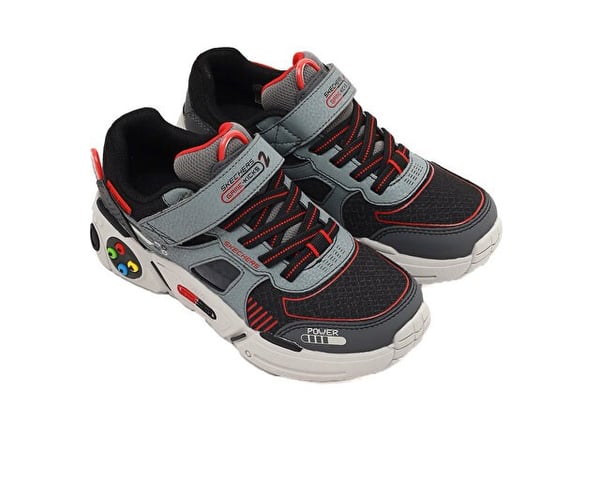 Skechers GAMETRONIX 2.0 Gri Erkek Çocuk Günlük Spor Ayakkabı