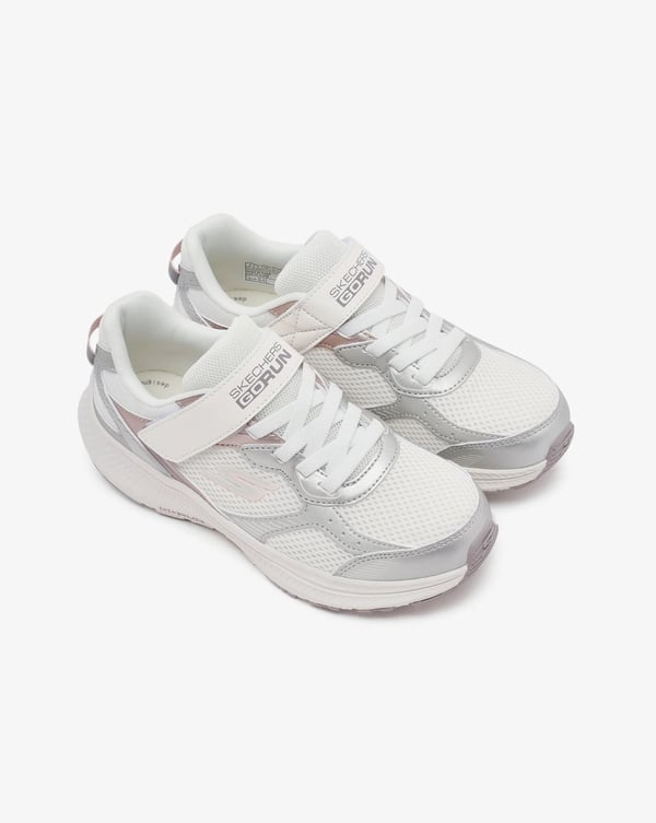 Skechers GO RUN CONSISTENT 2.0 Beyaz Kız Çocuk Günlük Spor Ayakkabı