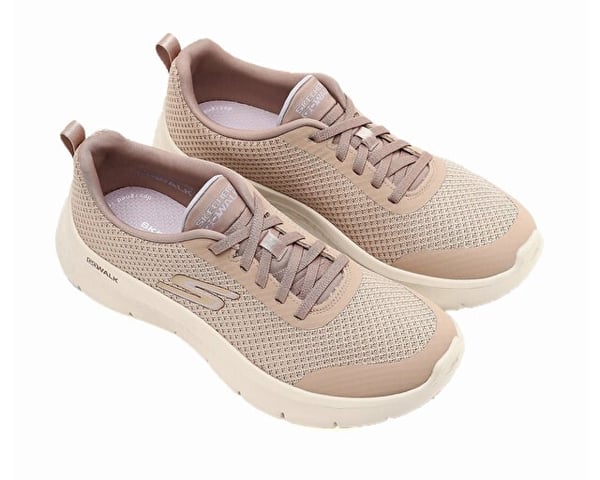 Skechers GO WALK FLEX Bej Kadın Günlük Spor Ayakkabı