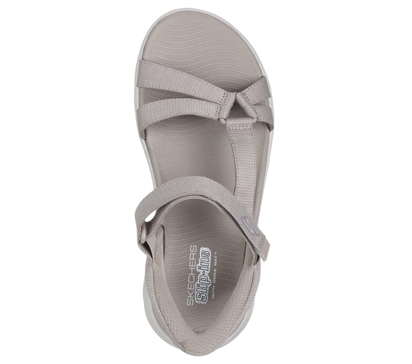 Skechers GO WALK FLEX SANDAL - ILLUMINATE Bej Kadın Sandalet
