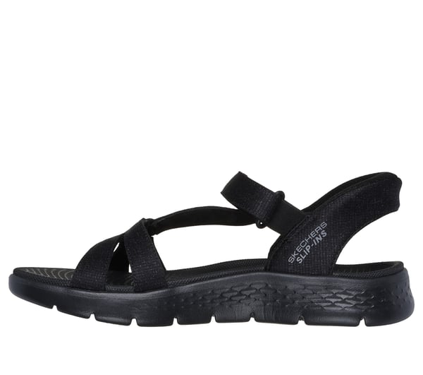 Skechers GO WALK FLEX SANDAL - ILLUMINATE Siyah Kadın Sandalet
