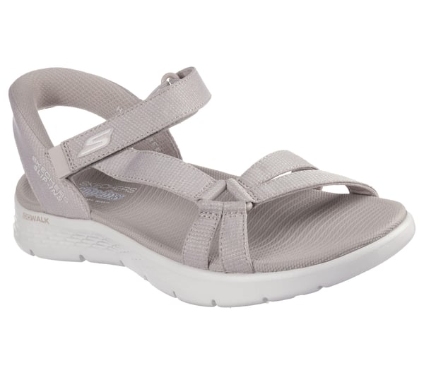 Skechers GO WALK FLEX SANDAL - ILLUMINATE Bej Kadın Sandalet