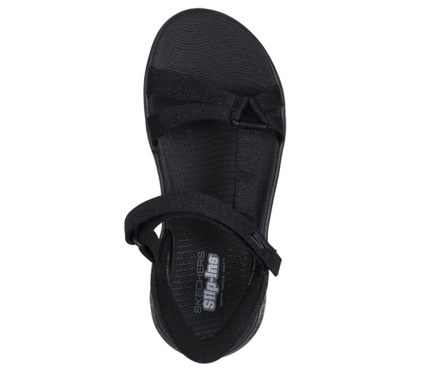 Skechers GO WALK FLEX SANDAL - ILLUMINATE Siyah Kadın Sandalet