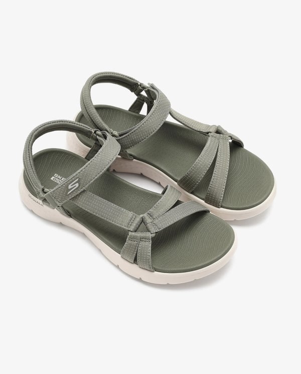 Skechers GO WALK FLEX SANDAL - SUBLIME Haki Kadın Sandalet