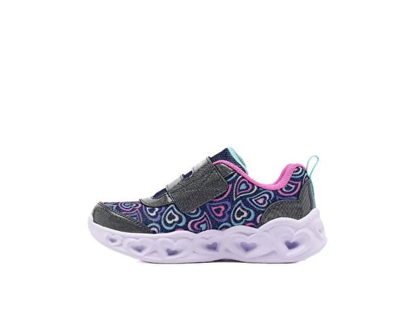 Skechers HEART LIGHTS BOOGIE LAND Lacivert Kız Çocuk Günlük Spor Ayakkabı