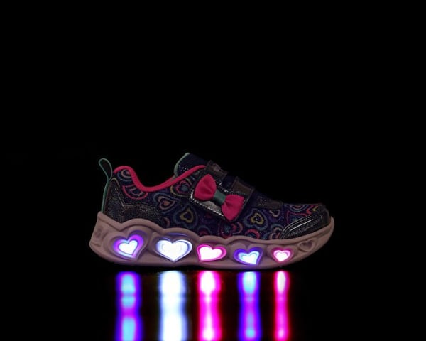 Skechers HEART LIGHTS BOOGIE LAND Lacivert Kız Çocuk Günlük Spor Ayakkabı