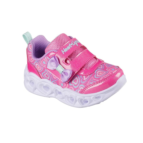 Skechers HEART LIGHTS BOOGIE LAND Pembe Kız Çocuk Günlük Spor Ayakkabı