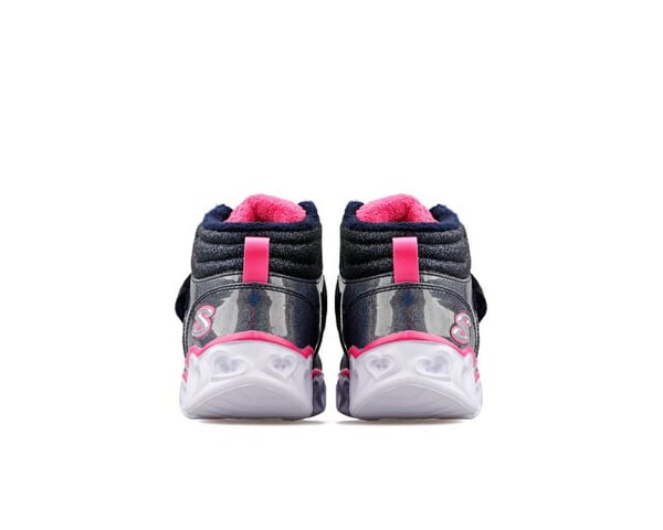 Skechers HEART LIGHTS - BRILLIANT RAINBOW Lacivert Kız Çocuk Bot