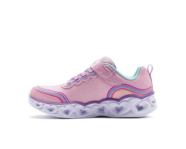 Skechers HEART LIGHTS -  RETRO HEARTS Pembe Kız Çocuk Günlük Spor Ayakkabı