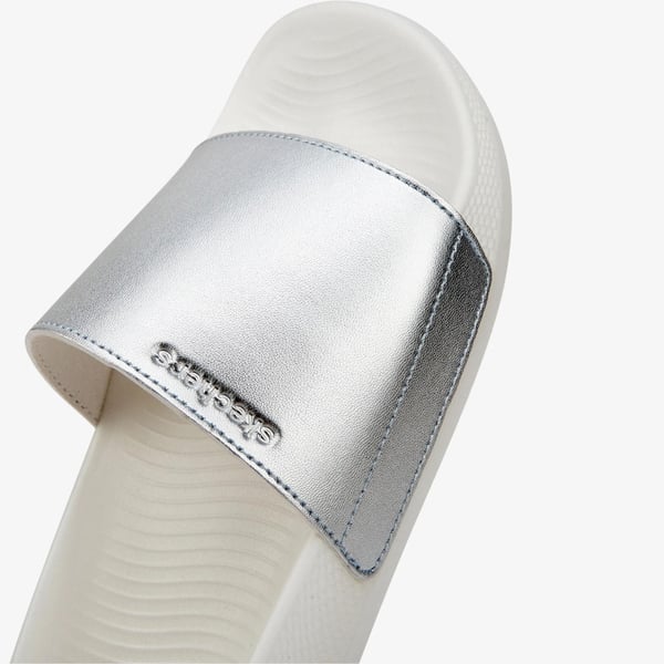 Skechers HYPER SLIDE - SHINE ON Gri Kadın Sandalet