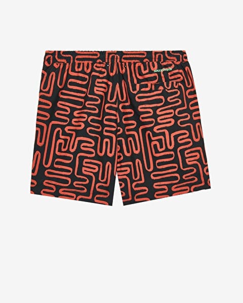 Skechers M 5 Inch Allover Print Swimshort Siyah Erkek Şort