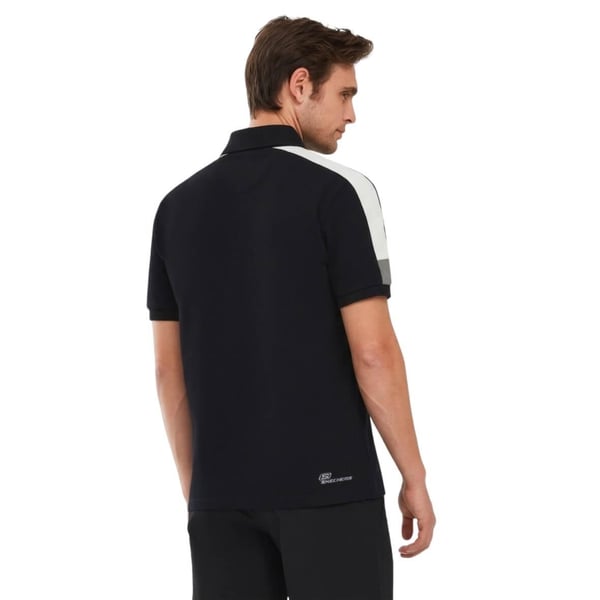 Skechers M Color Block Detail Polo Siyah Erkek T-Shirt