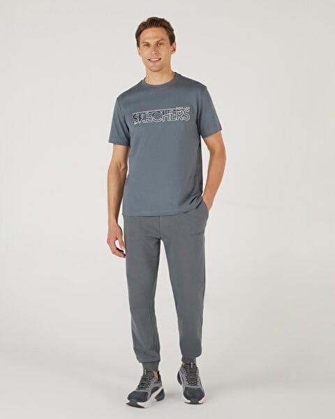 Skechers M Essential Jogger Sweatpant Gri Erkek Eşofman Alt