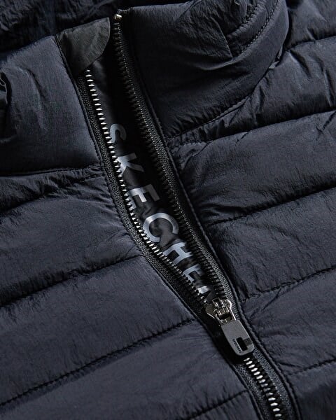 Skechers M Essential Outerwear Puffer Jacket Siyah Erkek Ceket