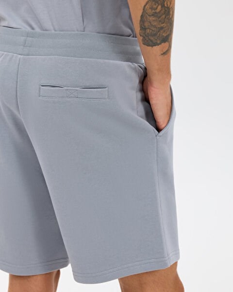 Skechers M Essential Sweat Short Gri Erkek Şort
