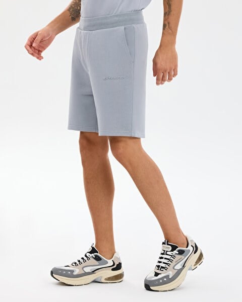 Skechers M Essential Sweat Short Gri Erkek Şort